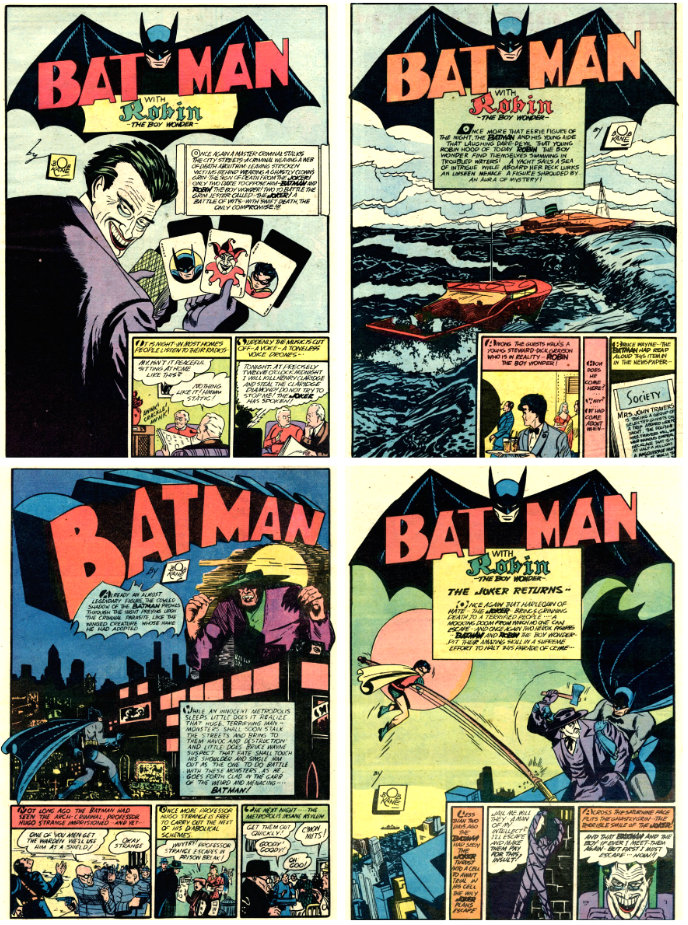 aventuras do batman plano critico 1940 batman 1