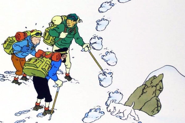 plano critico tintim no tibete herge