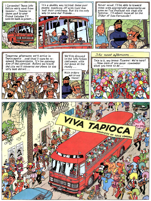 plano critico viva tapioca hergé aas aventuras de tintim