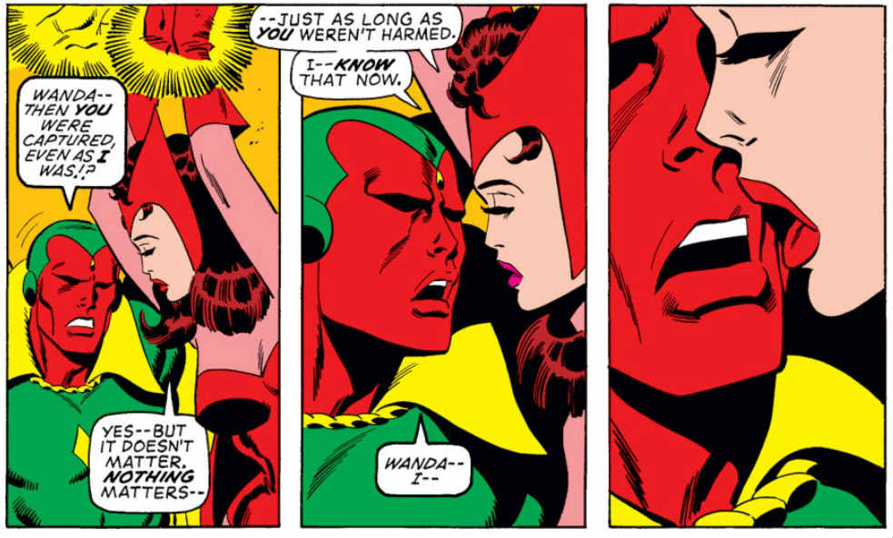 aou easter vision and scarlet witch comics