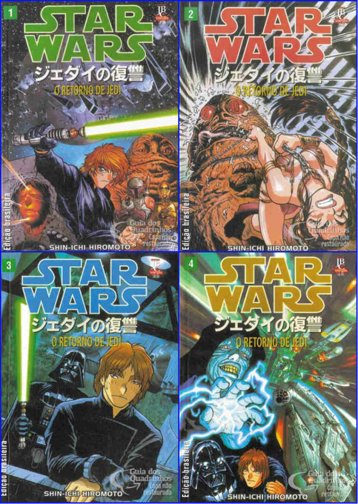 mosaico retorno de jedi manga capas