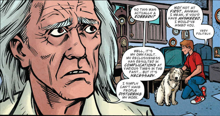 back to the future 1 idw quadrinhos pagina plano critico