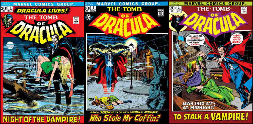 tumba do dracula 1 a 3 marvel plano critico