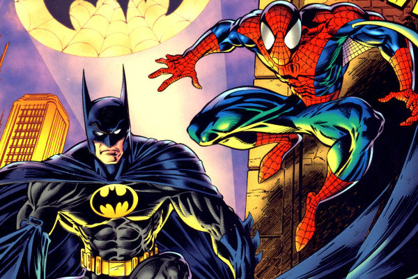 homem-aranha e batman plano critico