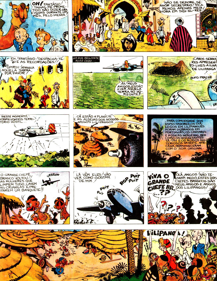 Spirou e Fantasio - PT0001 - Aventuras de Spirou e Fantasio #4 - página 59 na terra dos pigmeus