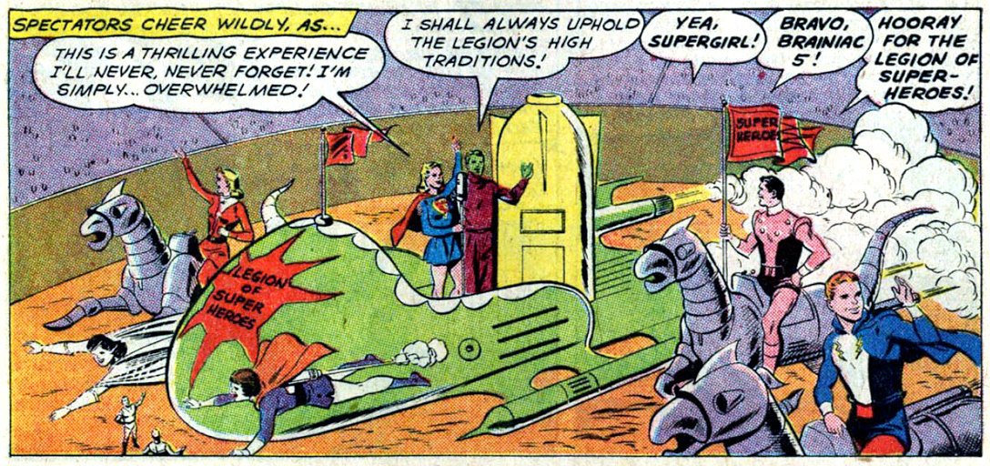 plano critico supergirl e brainiac 5 são aceitos na legião plano critico