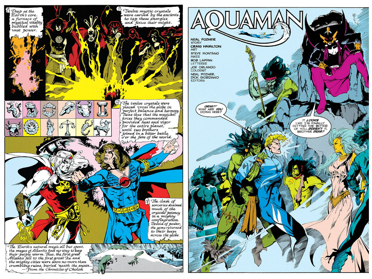 PLANO CRITICO AQUAMAN 1986 ORM MESTRE DO OCEANO