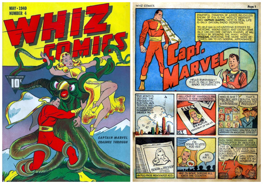 capitão marvel whiz comics 4