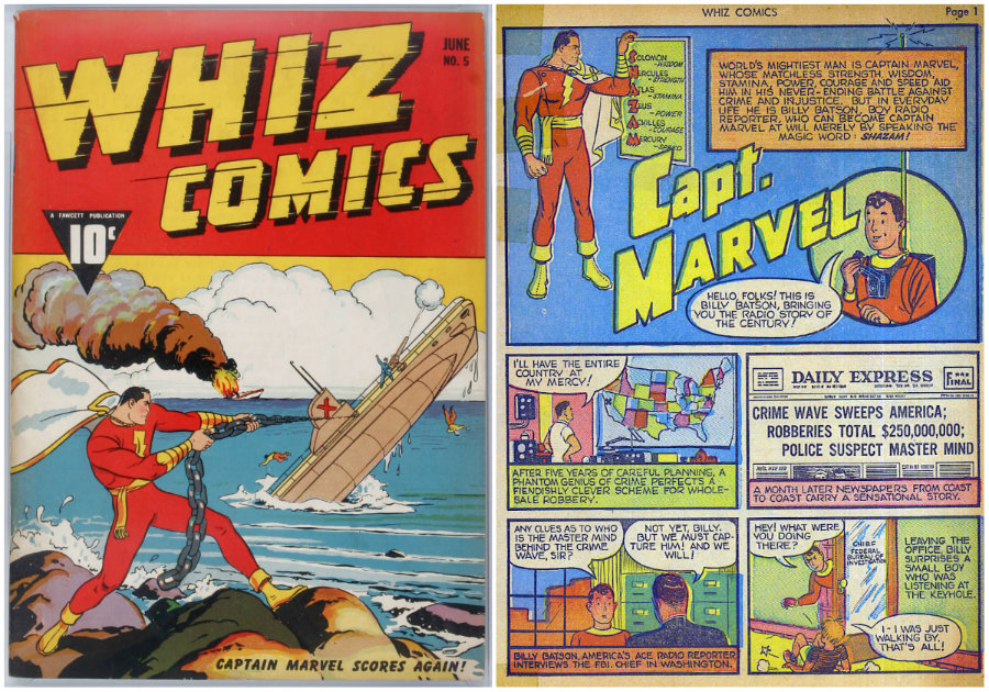 plano critico whiz comics capitão marvel 5