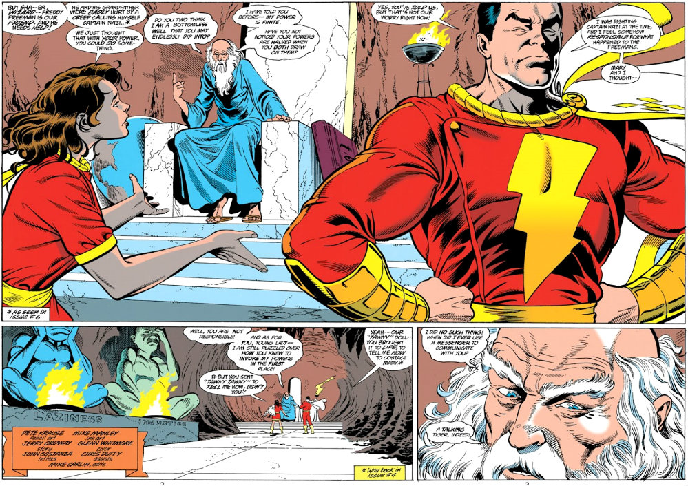 PLANO CRITICO SHAZAM QUADRINHOS MAGO